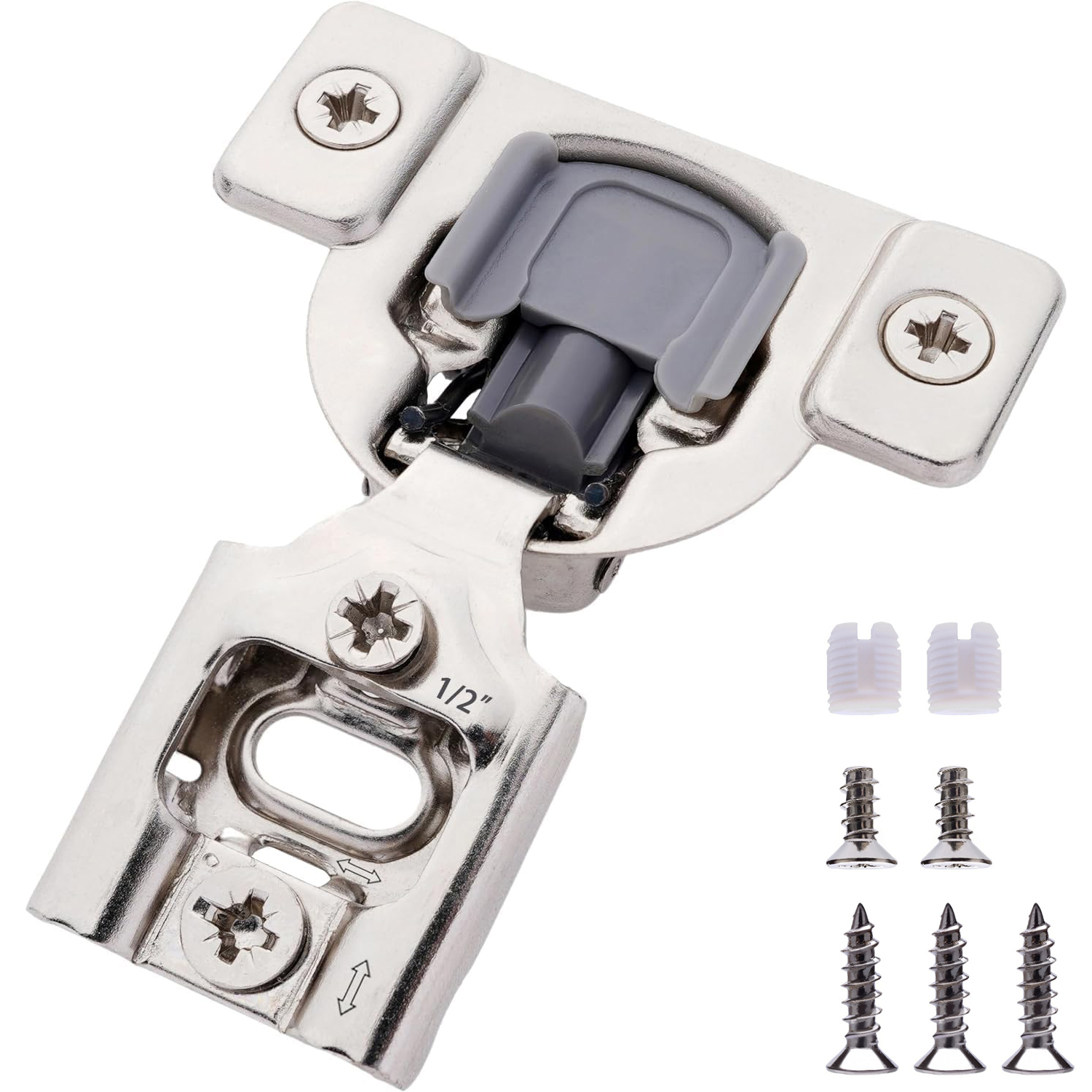 Soft Close Hinge - 1-2 inch Overlay Soft Close Hinges