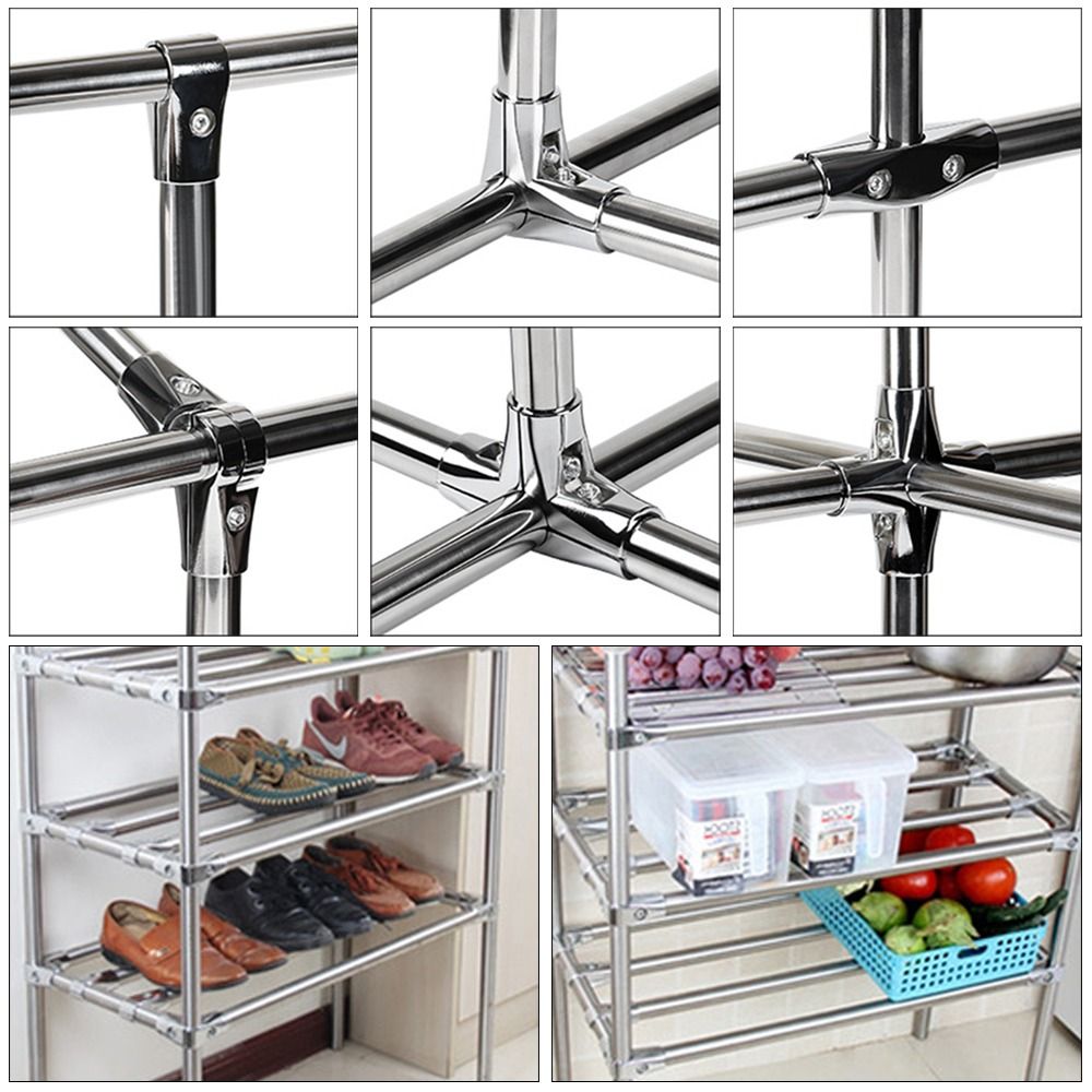 Furniture Hardware Display - 1Pc Clothes Display Rack Pipe Joint
