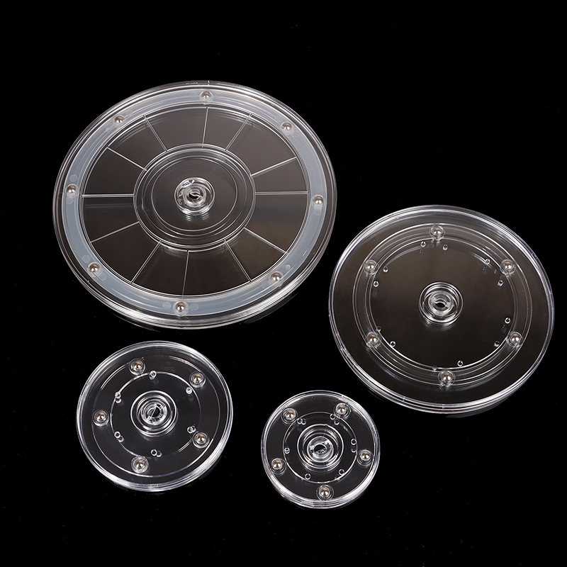 Furniture Hardware Display - Turntable Transparent Acrylic 360 Rotating Display