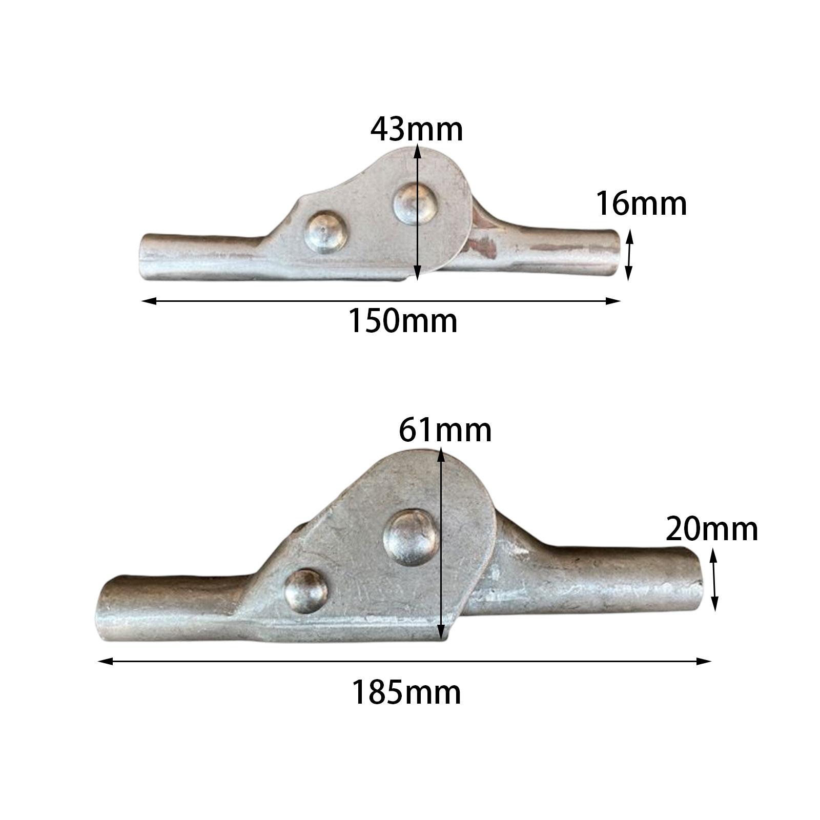 Furniture Leveling Hardware - 2Pcs Sofa Hinge 180 degrees 5