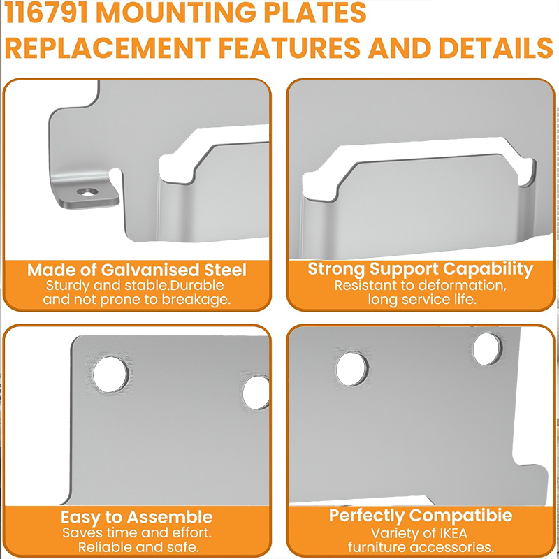 6pcs Midbeam Bed Monunting Bra - Furniture Hardware Ikea ulasan dan harga