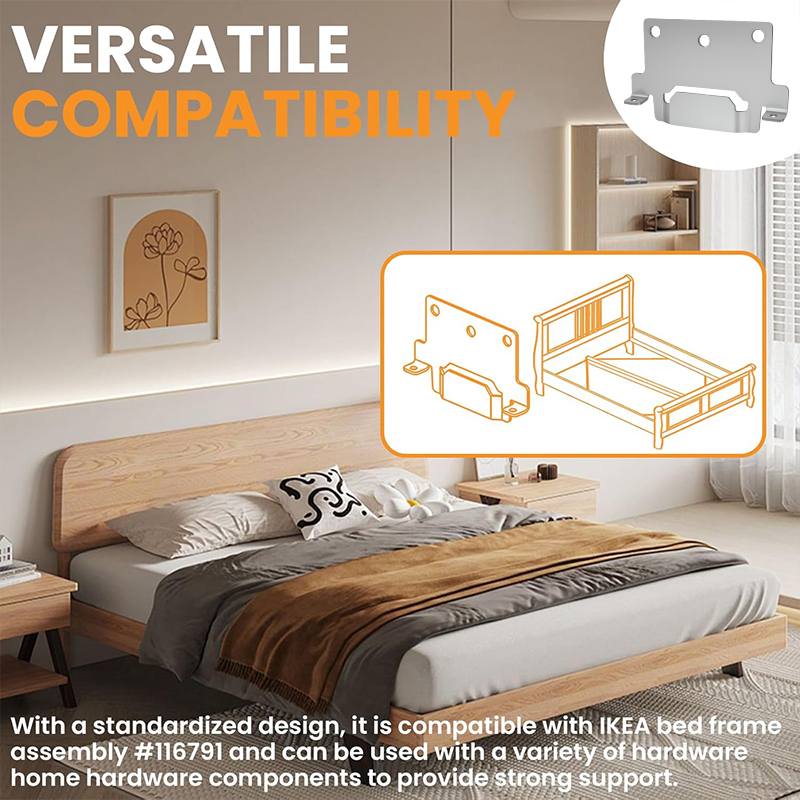 6pcs Midbeam Bed Monunting Bra - Furniture Hardware Ikea ulasan dan harga