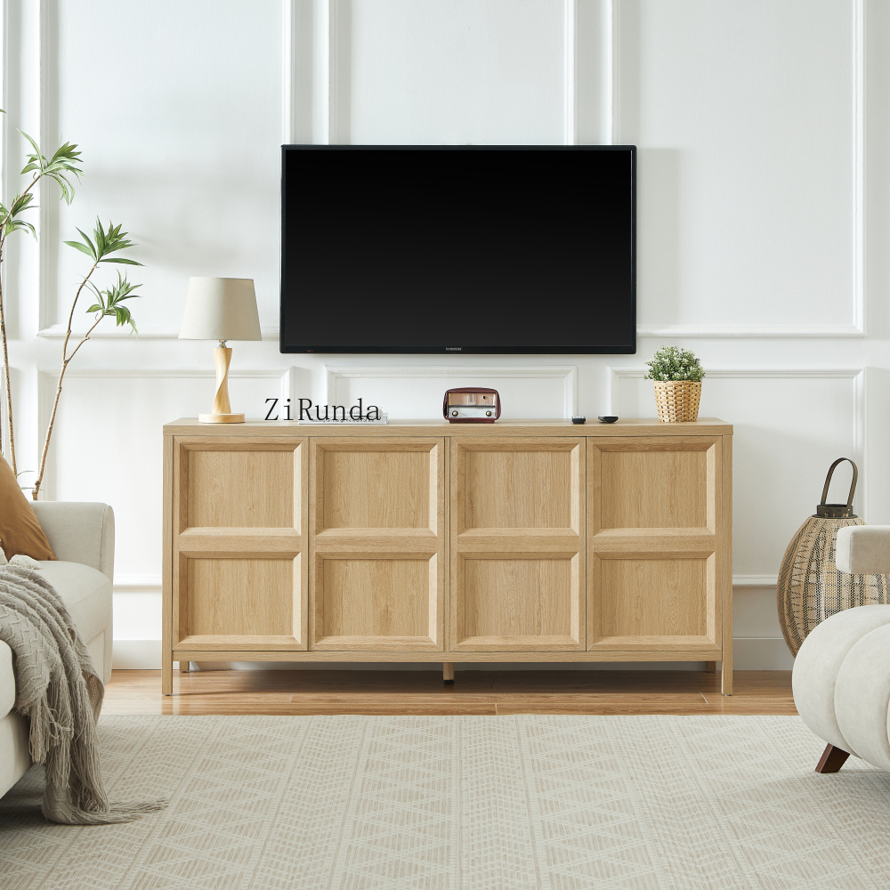67'' Modern sideboard storage  - Soft Close Hinge ulasan dan harga