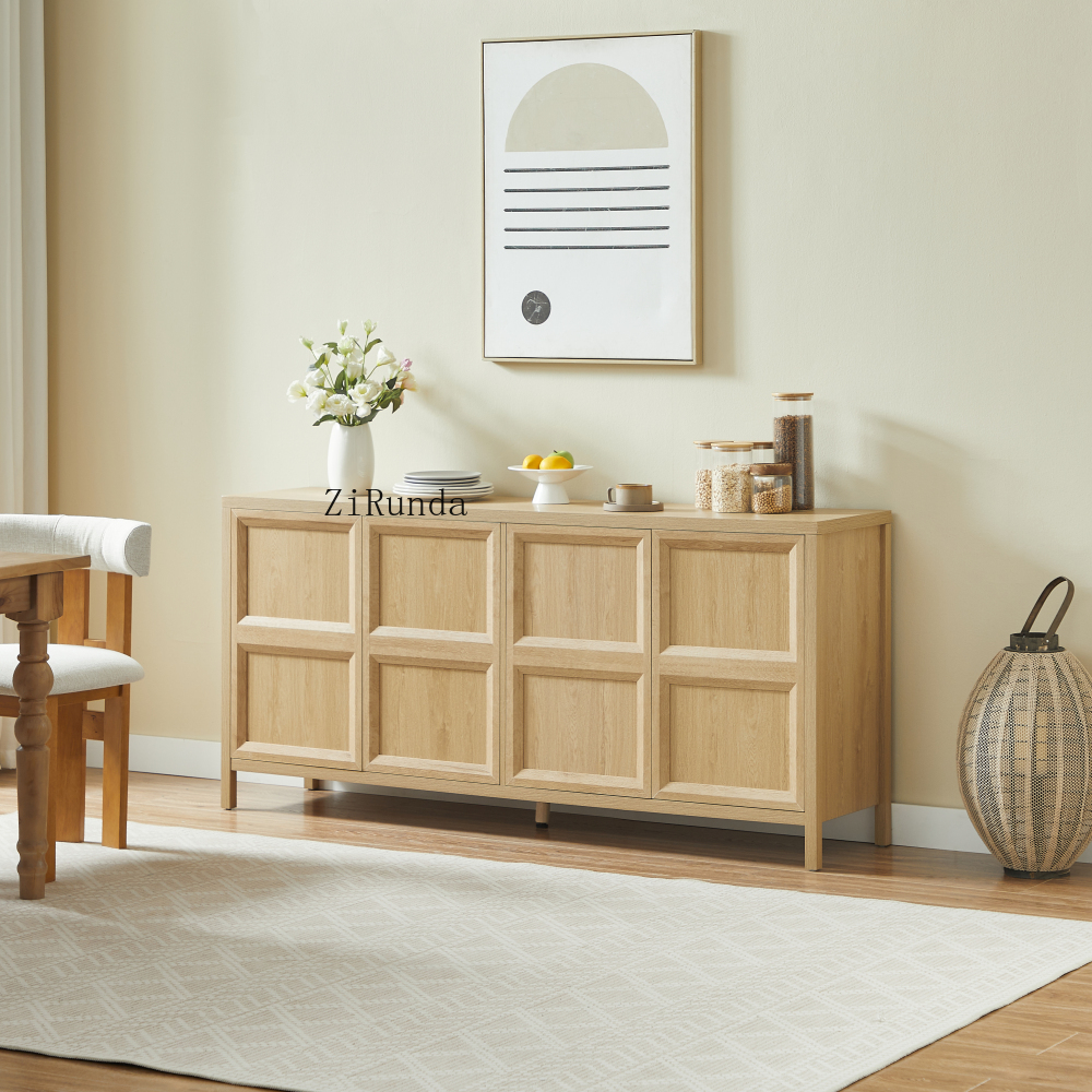 67'' Modern sideboard storage  - Soft Close Hinge ulasan dan harga