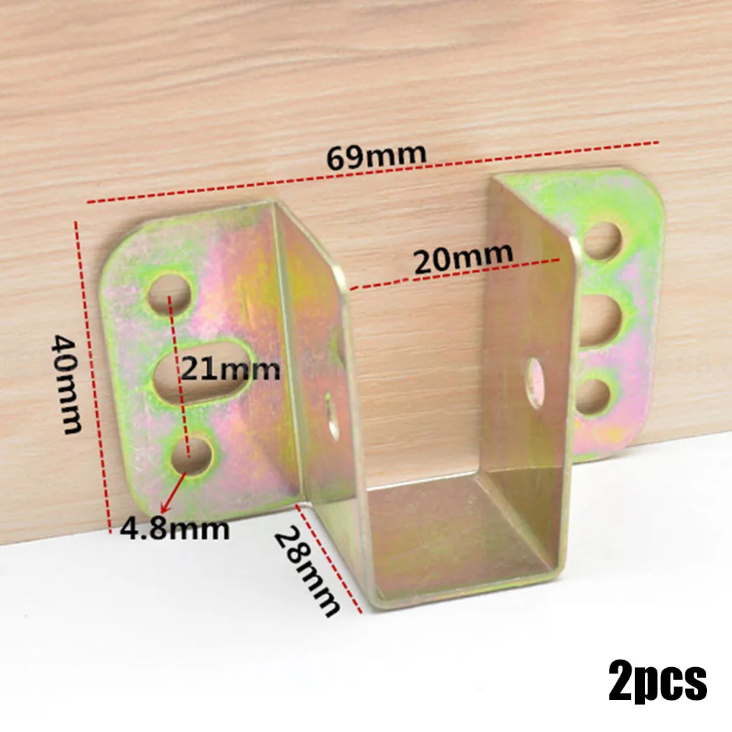 2pcs U Shaped Metal Bed Bracke - Furniture Hardware Supply ulasan dan harga