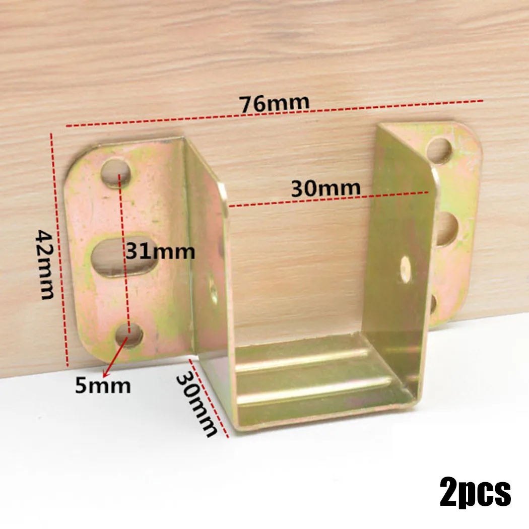 2pcs U Shaped Metal Bed Bracke - Furniture Hardware Supply ulasan dan harga
