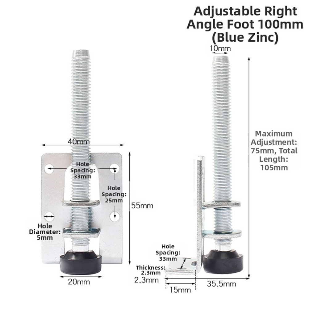 Heavy Duty Adjustable Leveling - Furniture Leveling Hardware ulasan dan harga