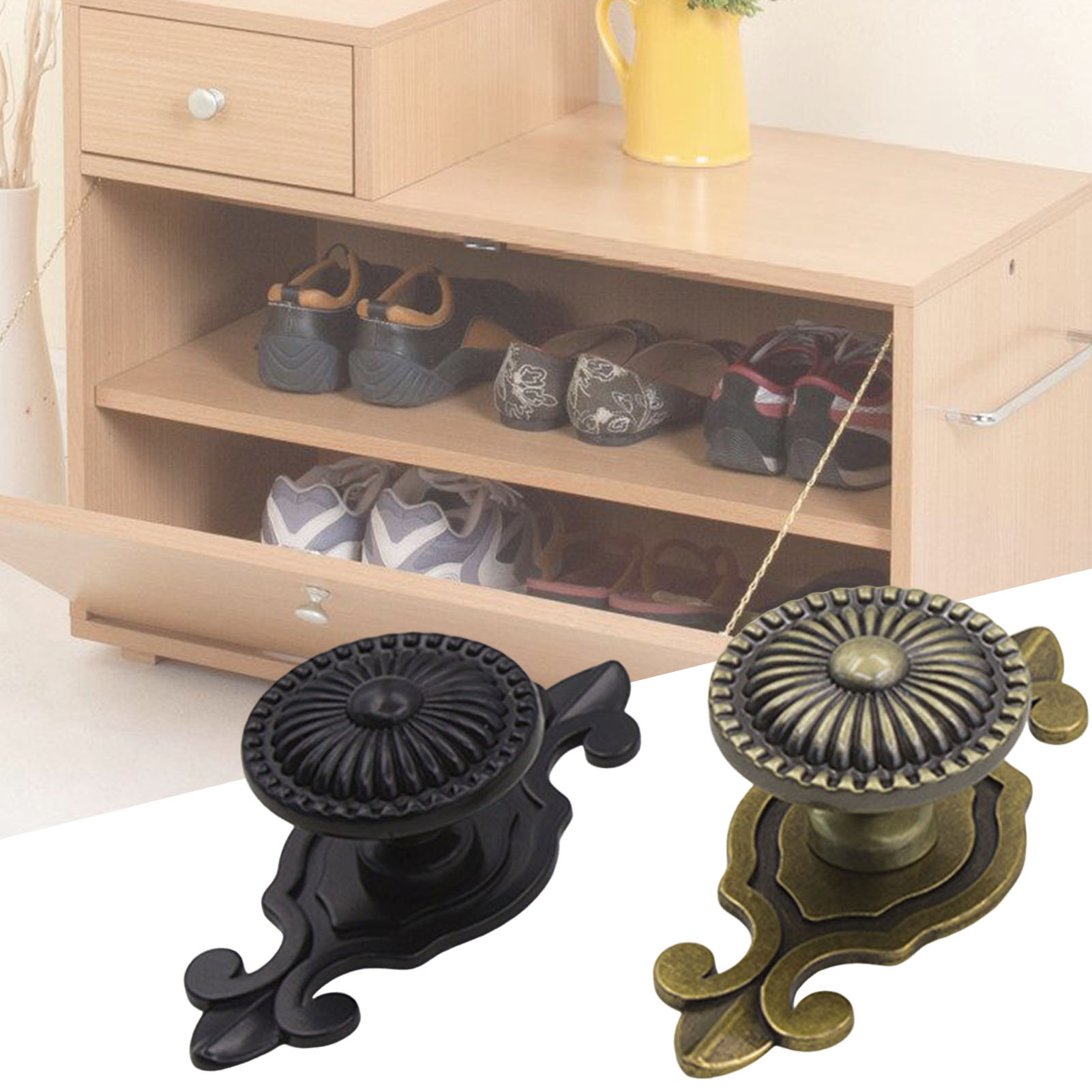 Cabinet Furniture Handle Retro - Cabinet Knob Round ulasan dan harga