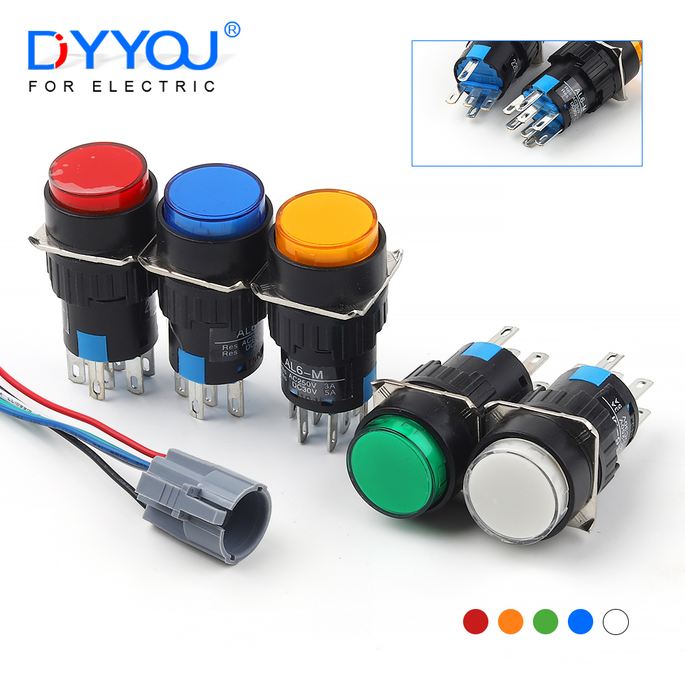 16mm 12/24/220V Momentary LED  - Cabinet Knob Round ulasan dan harga