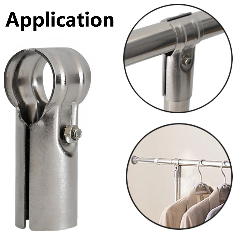 2Pcs Round Pipe Joint Stainles - Furniture Hardware Display ulasan dan harga