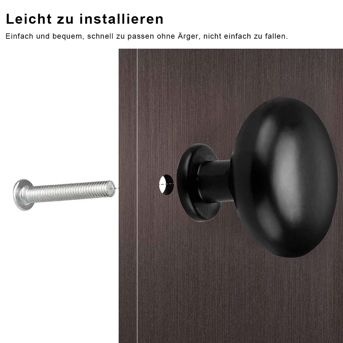 5PCS Aluminum  Kitchen Cupboar - Cabinet Knob Round ulasan dan harga
