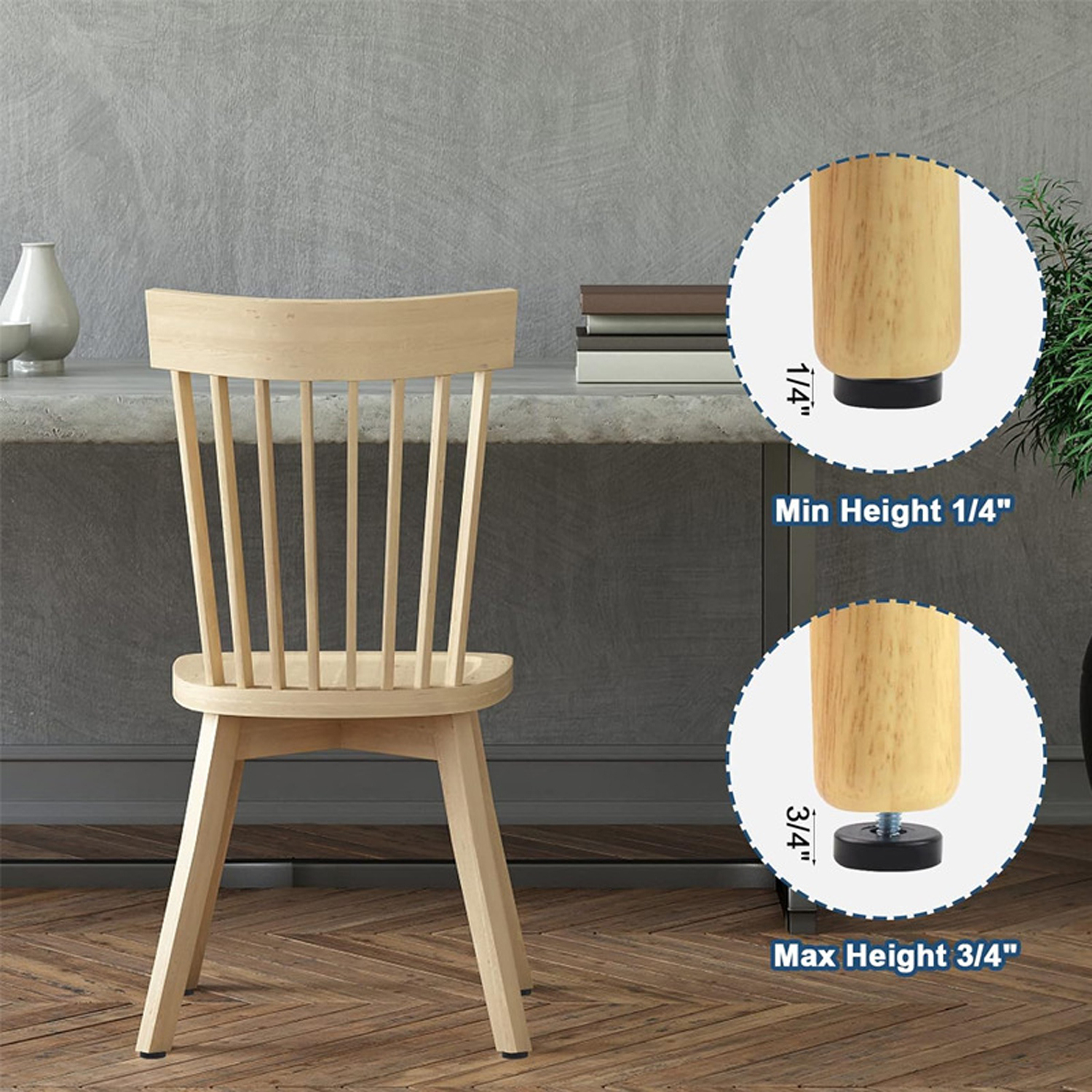 1-12pcs Adjustable Foot Pad An - Furniture Leveling Hardware ulasan dan harga