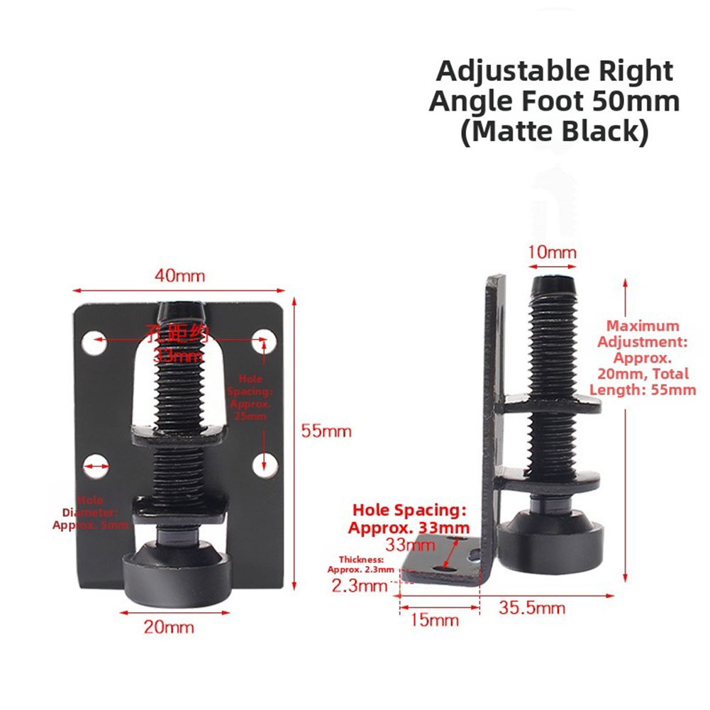 6 Pcs Adjustable Leveling Feet - Furniture Leveling Hardware ulasan dan harga