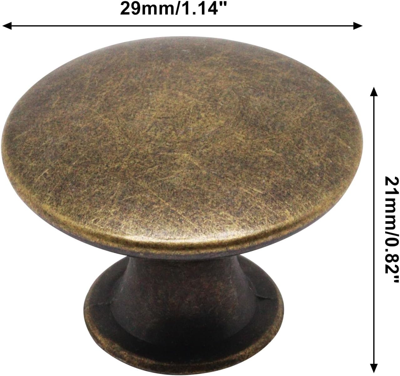 16 Pack Antique Brass Cabinet  - Cabinet Knob Round ulasan dan harga